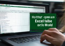 怎么把excel表格导入word