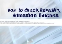 怎么查大学录取批次，大学录取批次查询入口在哪里