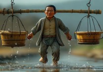 扁担挑水 一心挂了两头
