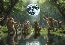 猴子捞月亮 空忙一场