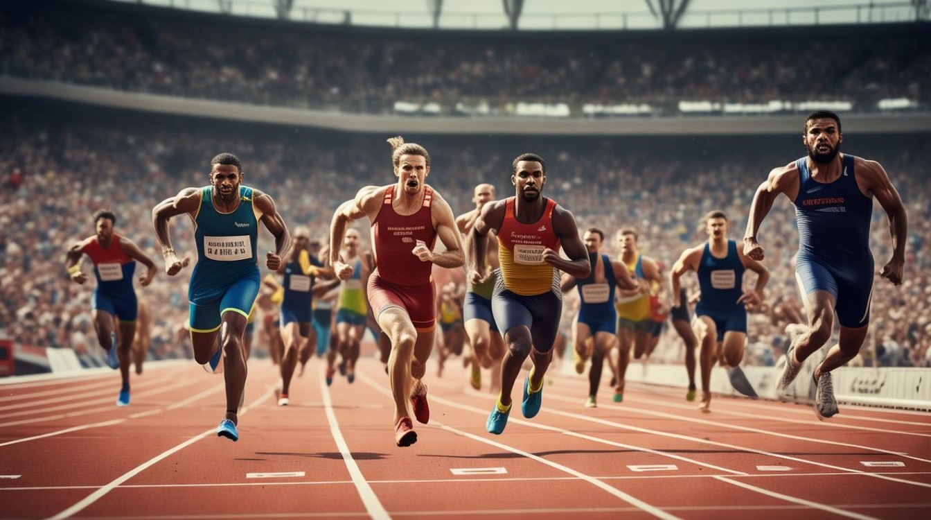 百米赛跑 分秒必争 百米赛跑 分秒必争