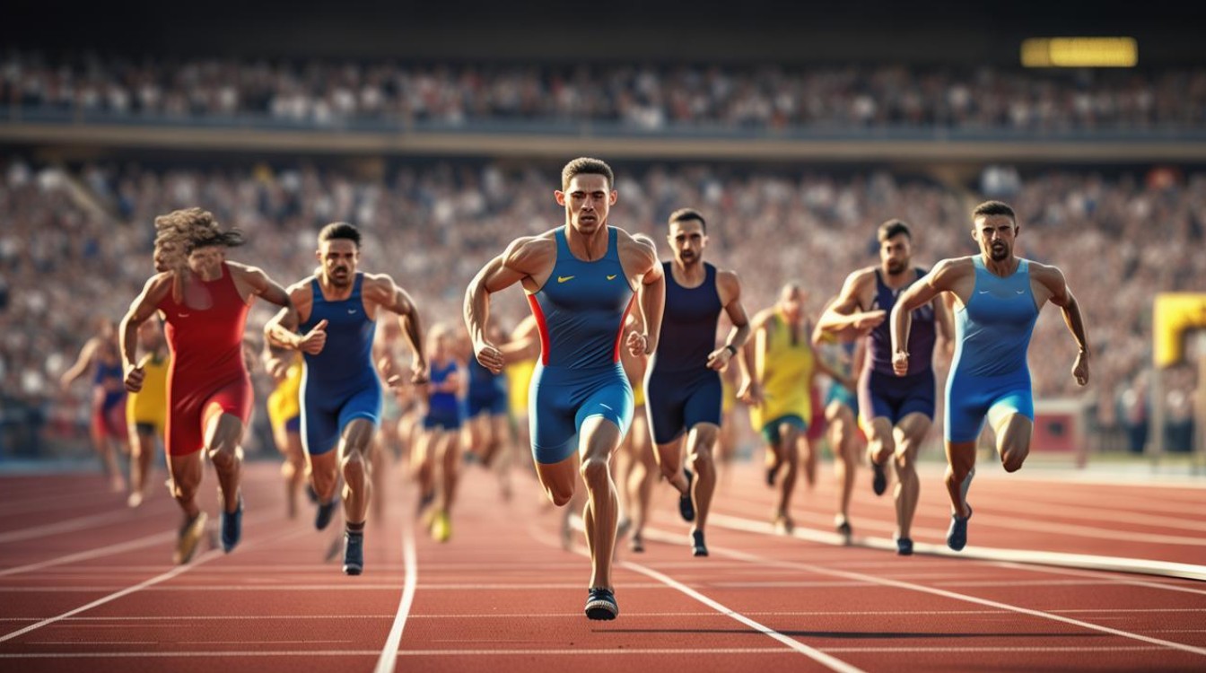 百米赛跑 分秒必争 百米赛跑 分秒必争