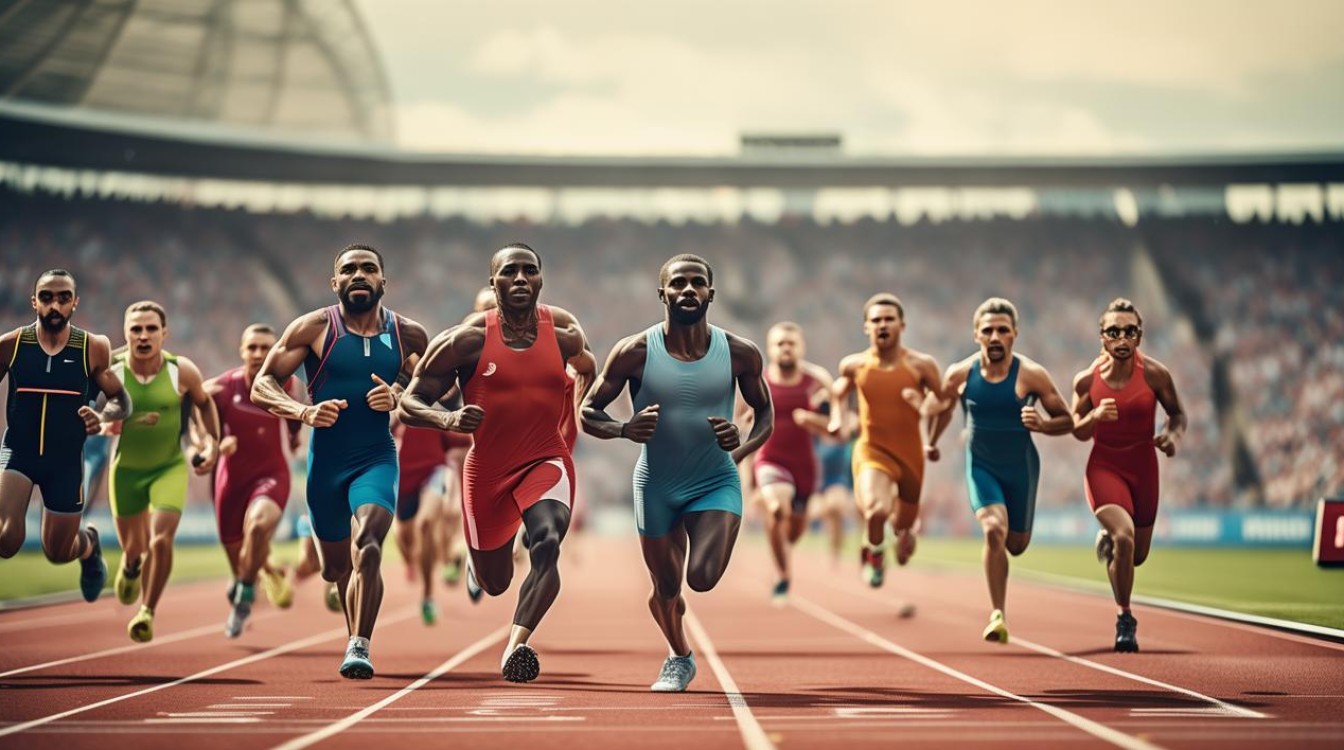 百米赛跑 分秒必争 百米赛跑 分秒必争