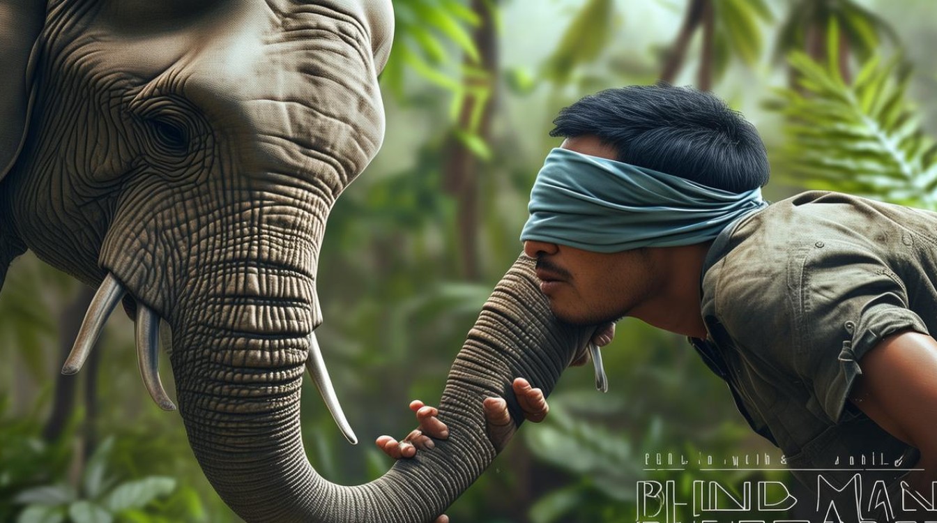 盲人摸象打一成语 盲人摸象打一成语