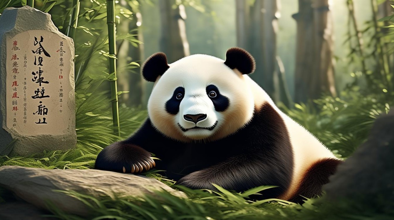 国宝大熊猫的作文