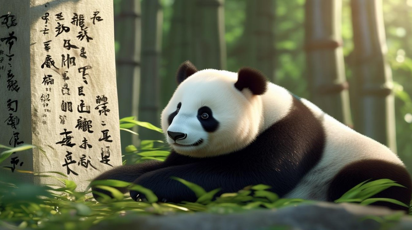 国宝大熊猫的作文