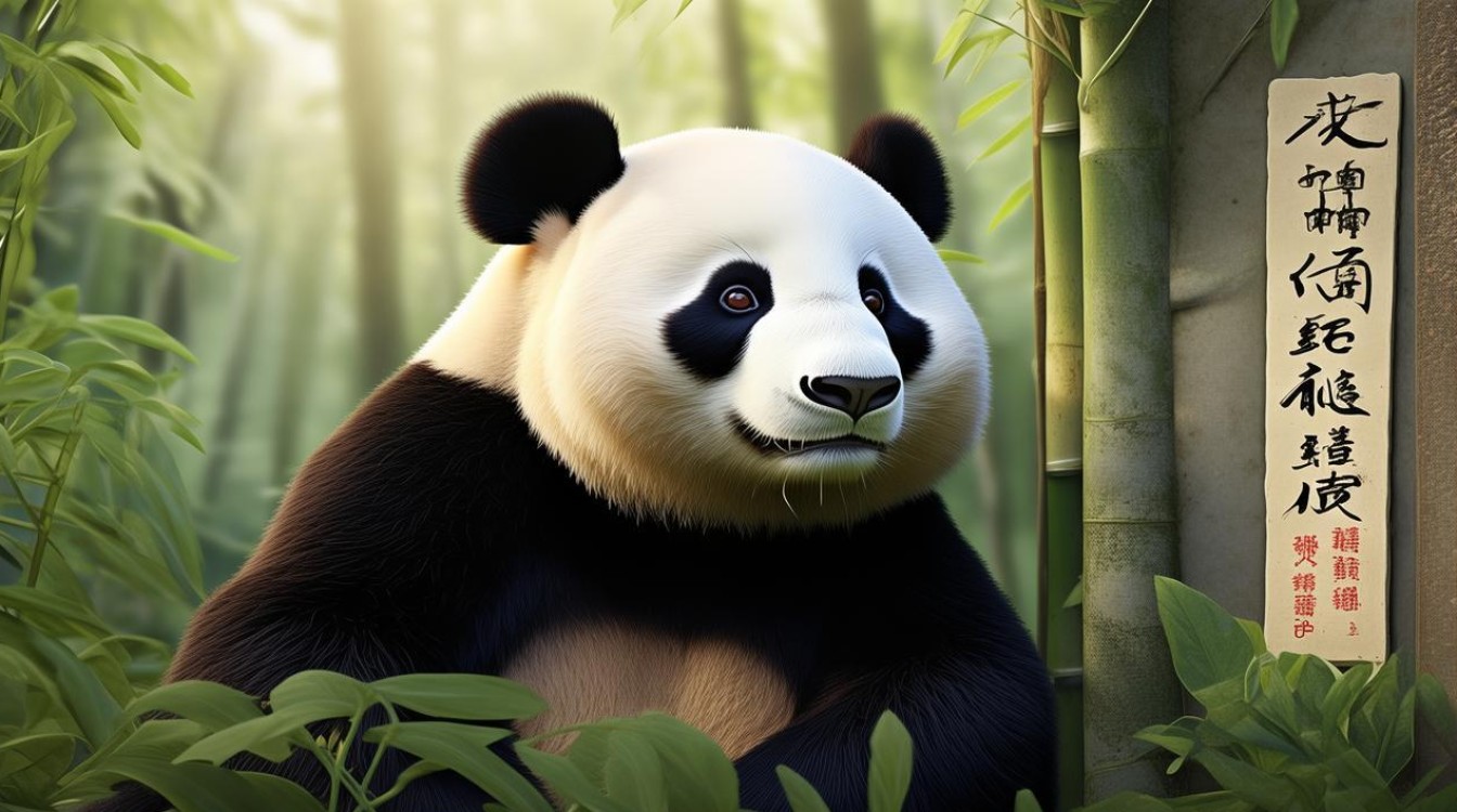 国宝大熊猫的作文