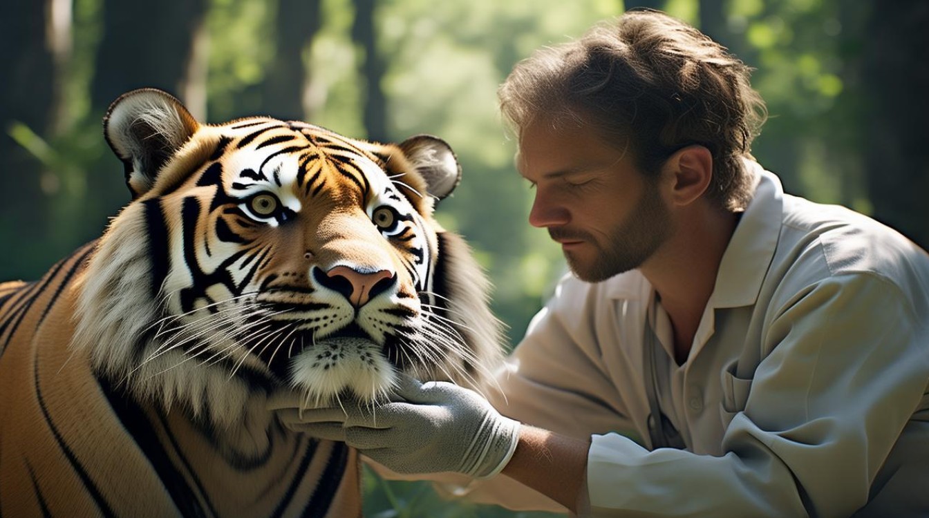 给老虎医病 提心吊胆 给老虎医病 提心吊胆