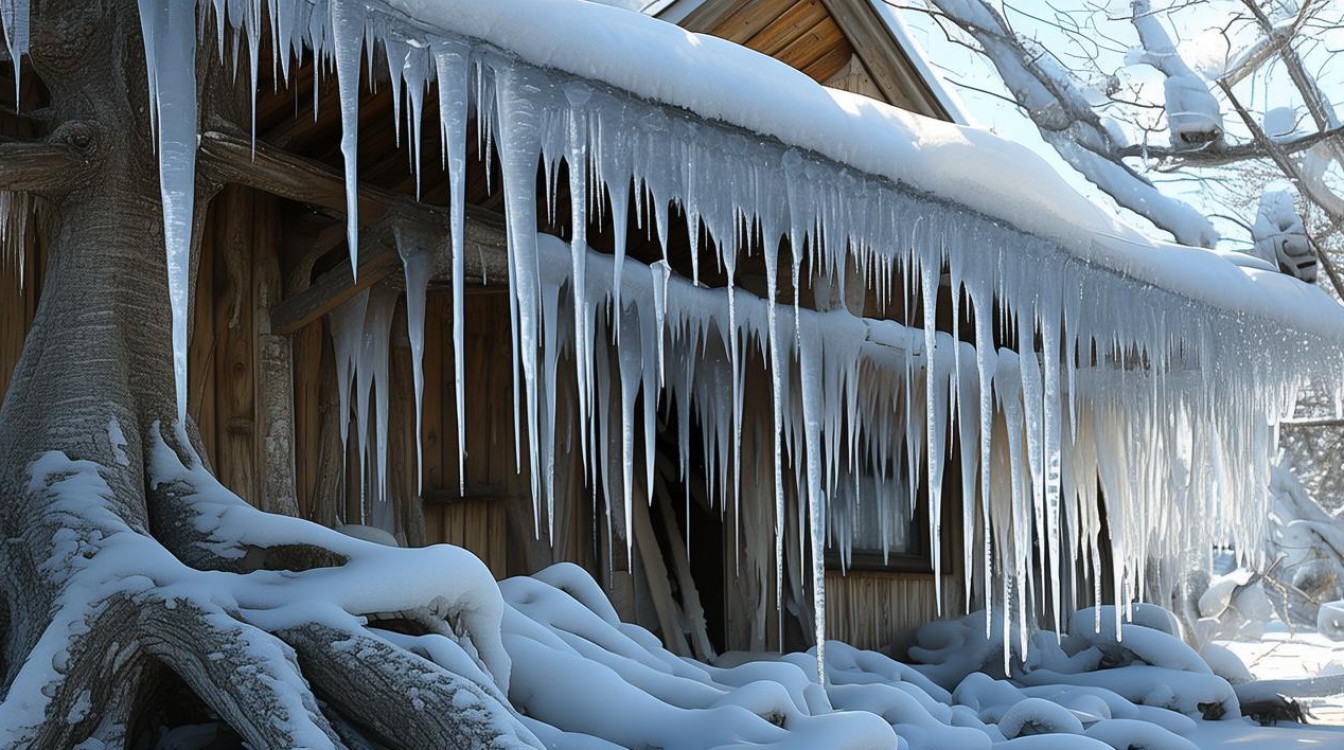 房檐上的冰溜子 根子在上面 房檐上的冰溜子 根子在上面