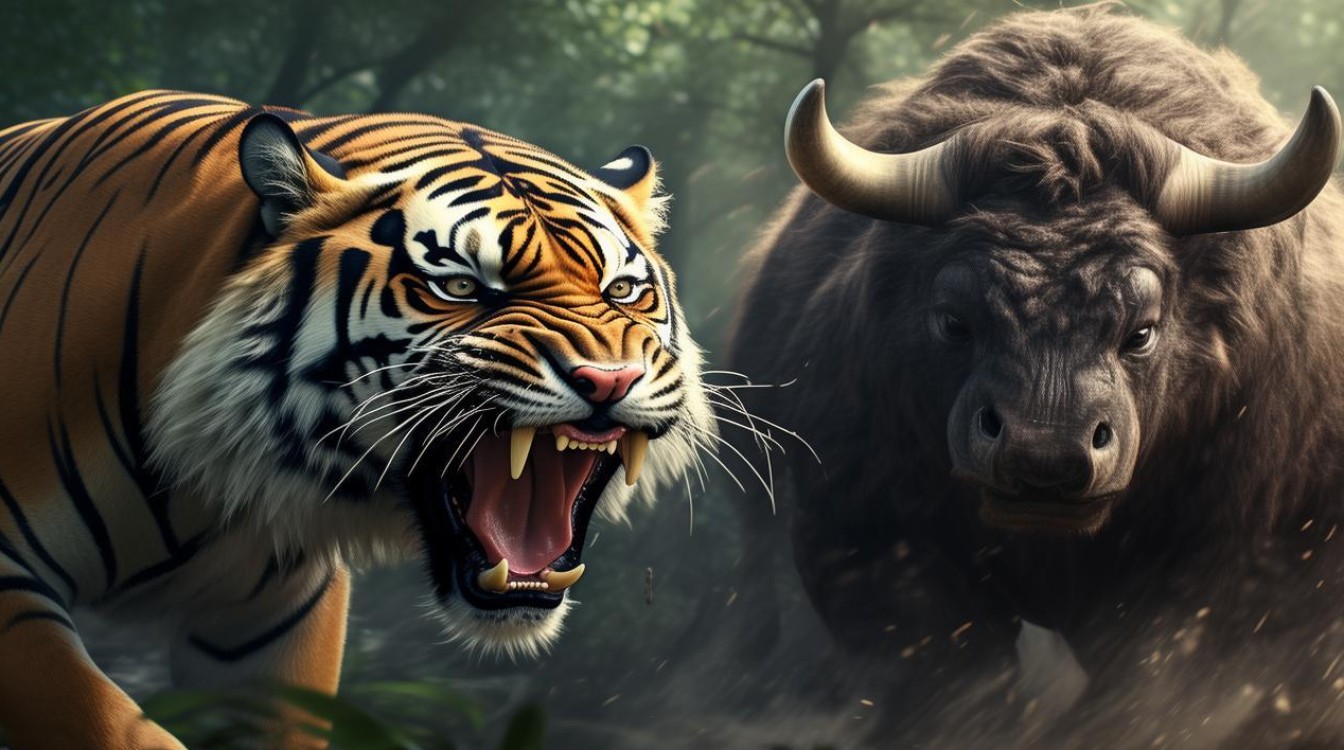 躲过了老虎 又撞上了野牛 躲过了老虎 又撞上了野牛