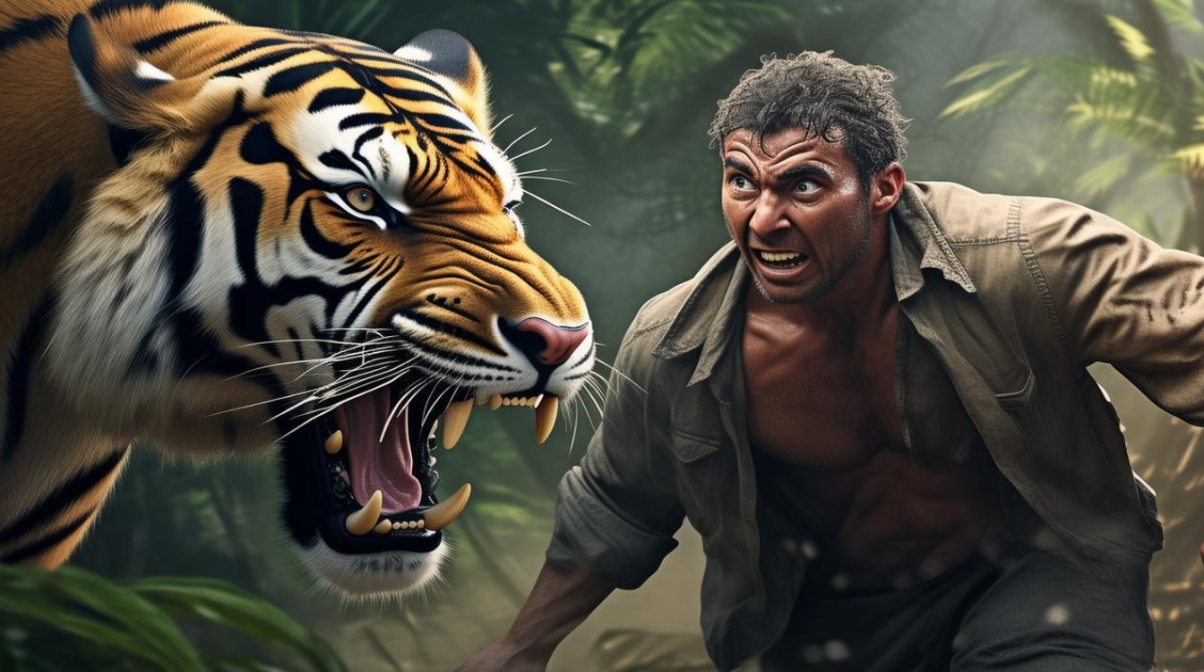 躲过了老虎 又撞上了野牛 躲过了老虎 又撞上了野牛