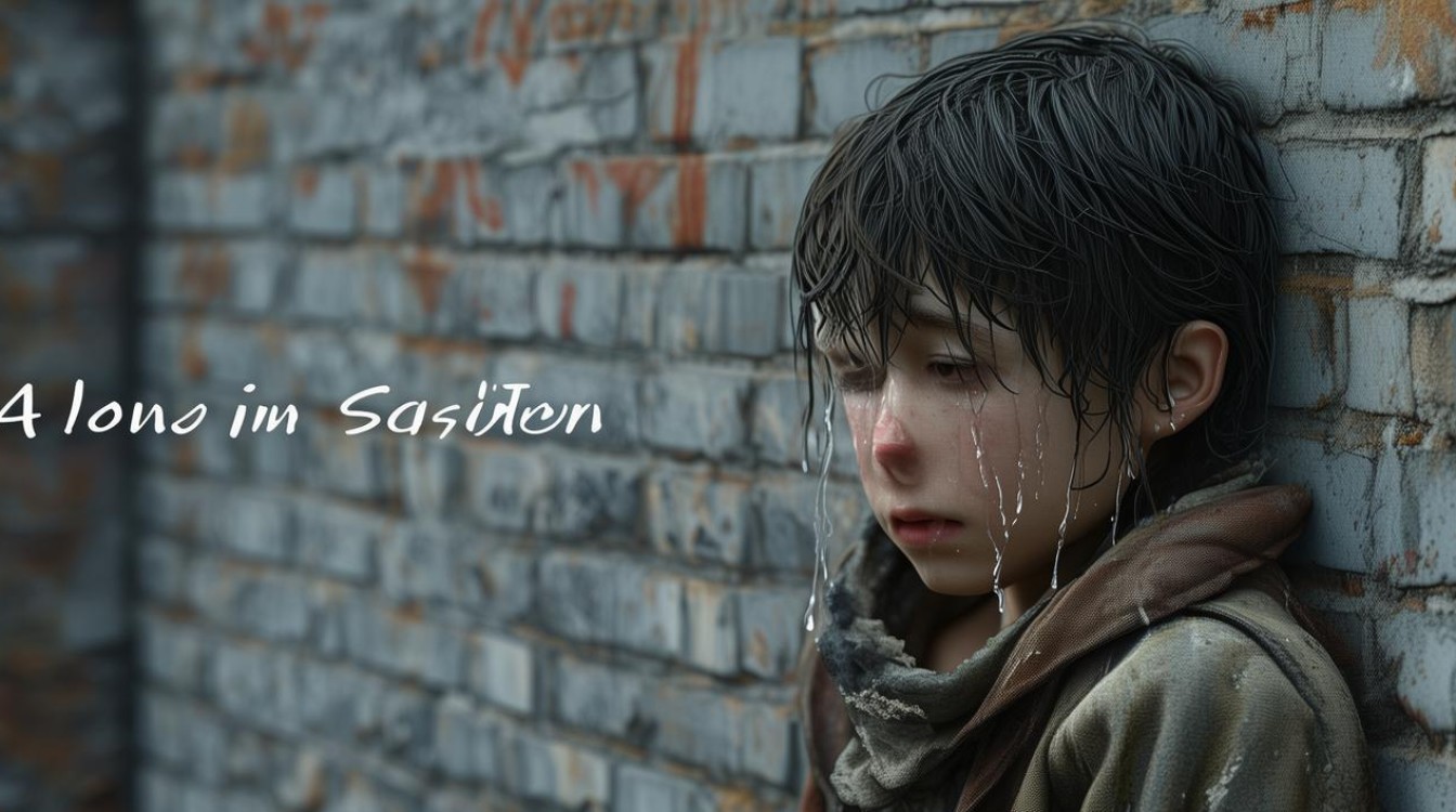 对着墙壁流泪 独自悲伤