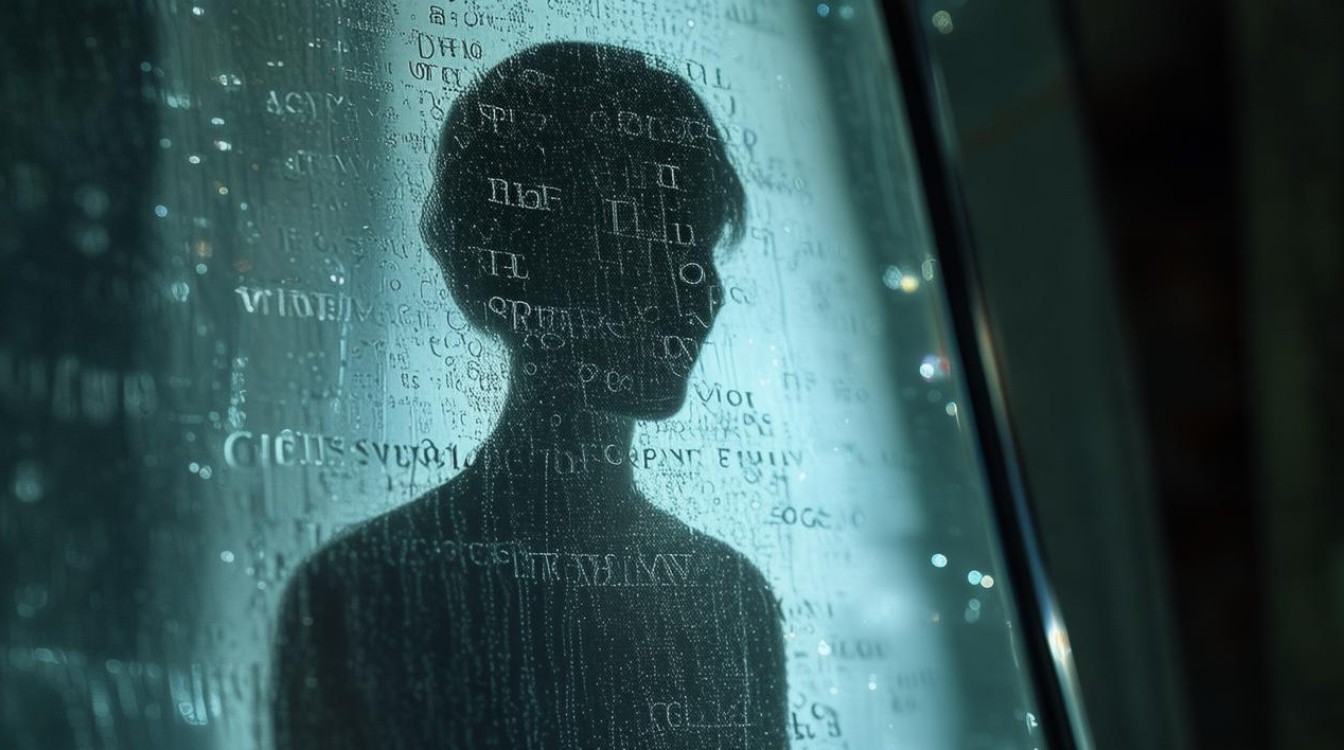 玻璃镜上的人儿 有影无踪