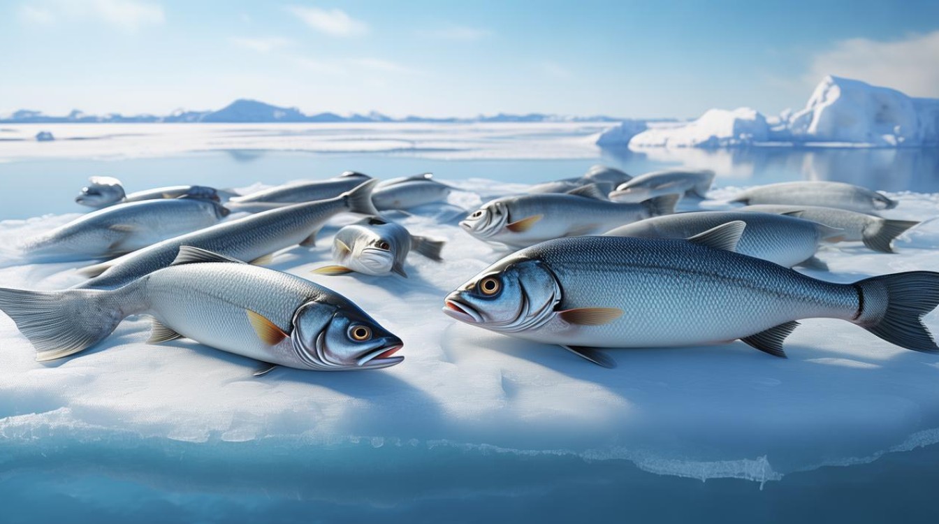 冰滩上的鱼 由人摆布