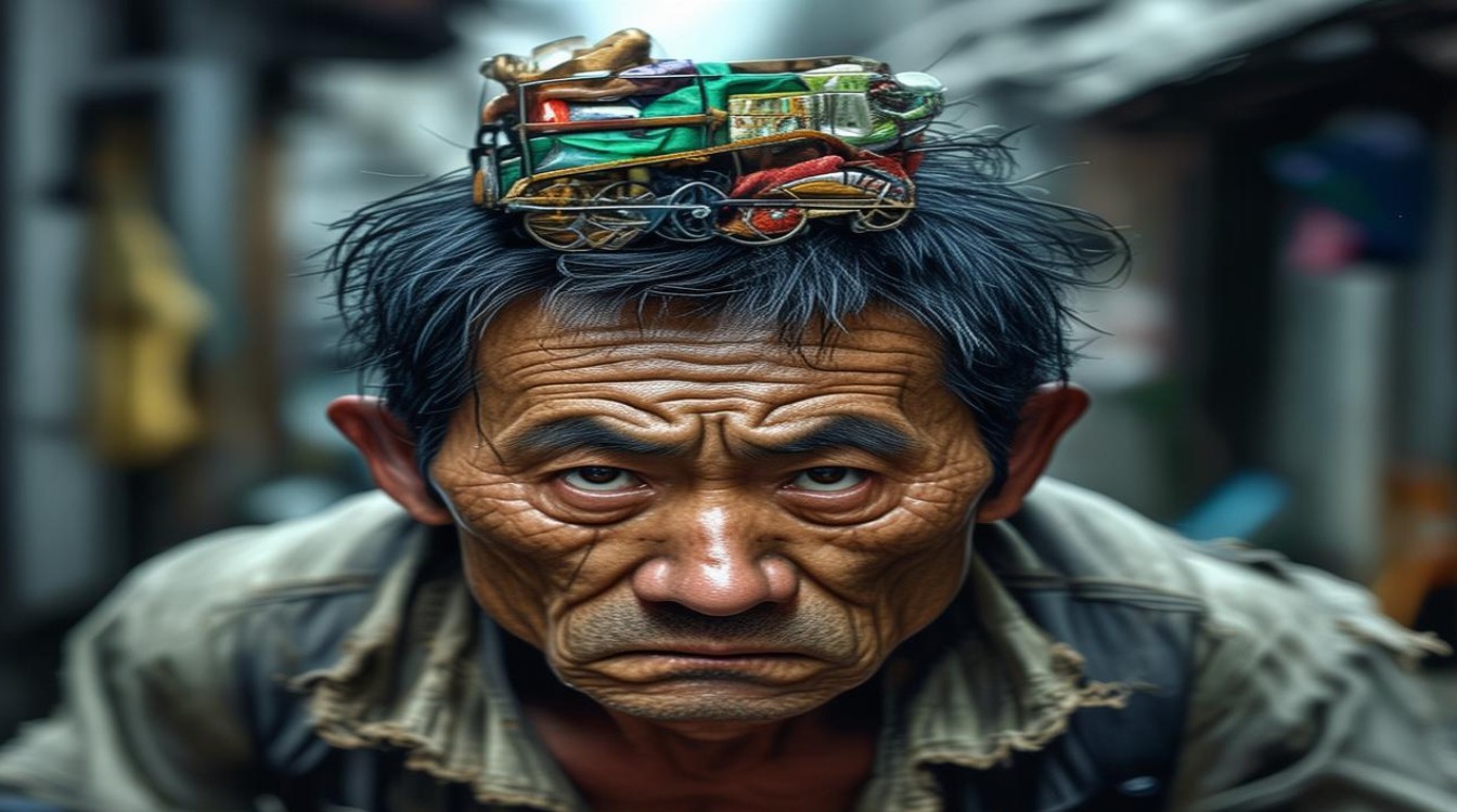 鼻梁上推小车 走投（头）无路