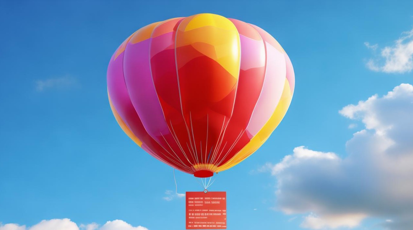 半空中的气球 悬着