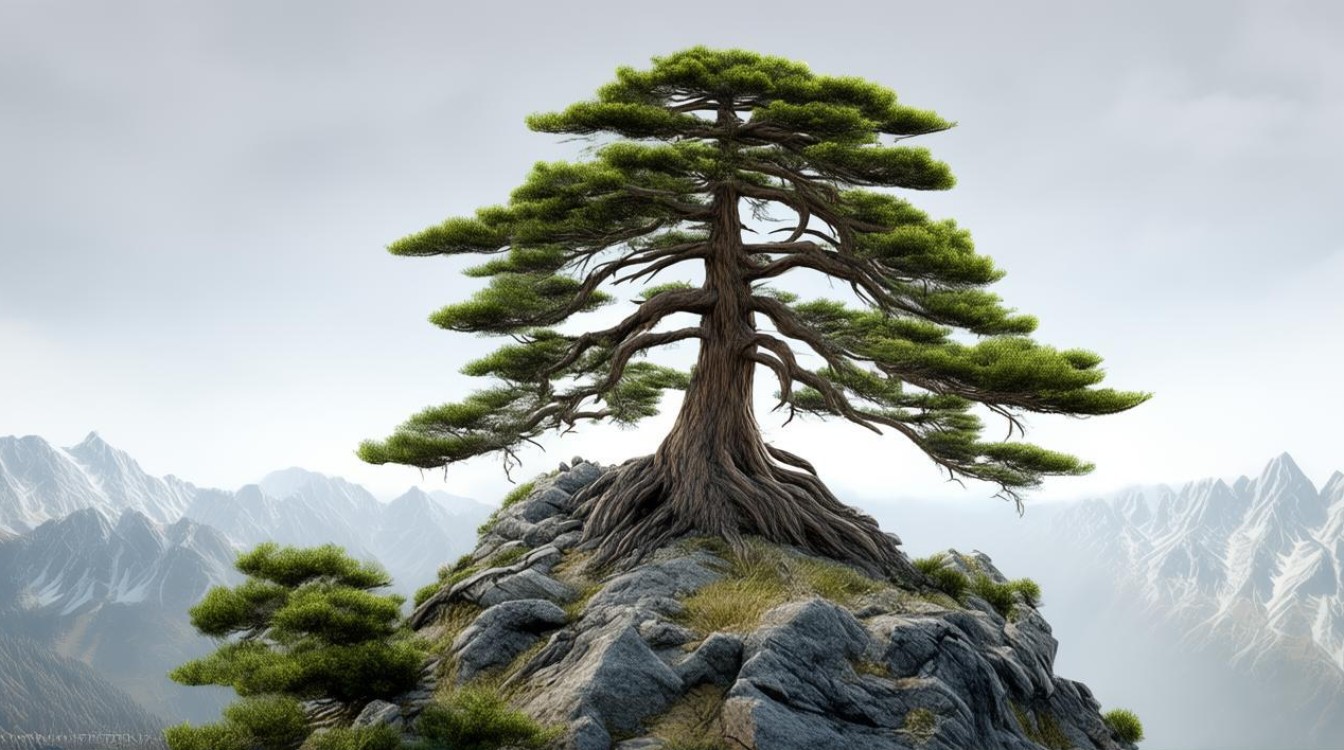 高山上的青松 久经风雨 高山上的青松 久经风雨