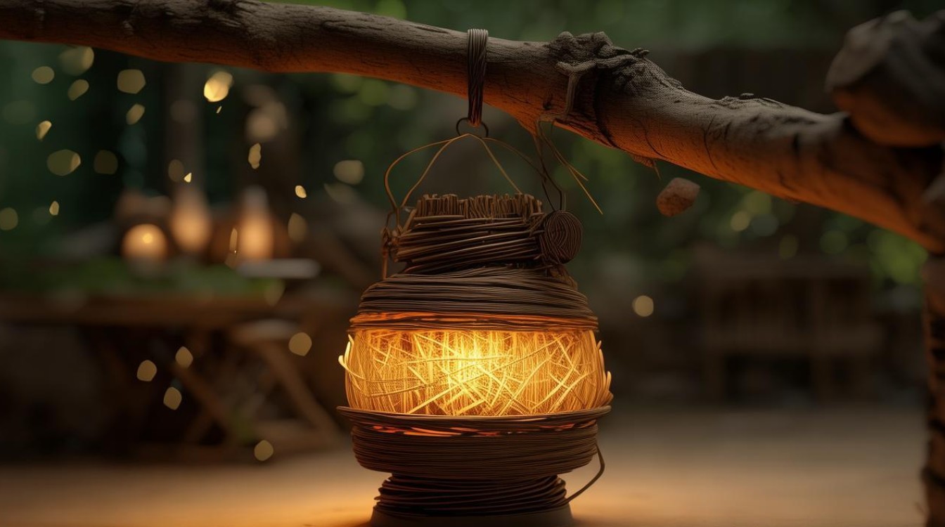 草把做灯 粗心（芯）