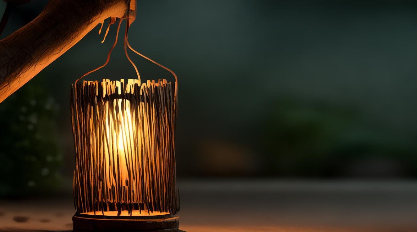 草把做灯 粗心（芯）