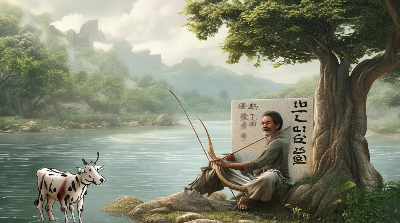 对牛弹琴 白费劲 对牛弹琴 白费劲