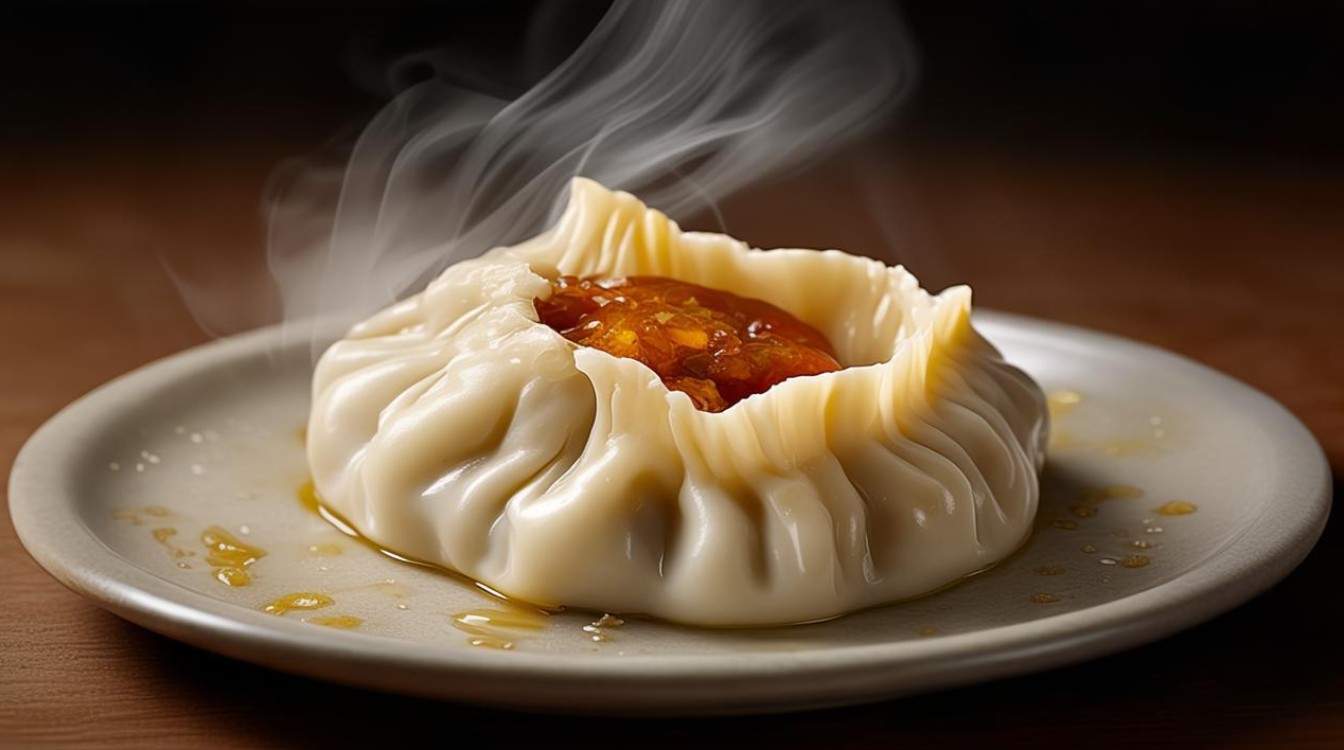 饺子破皮 露了馅