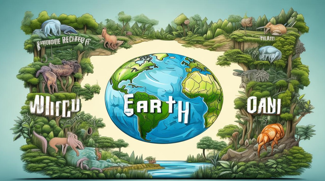 世界地球日手抄报