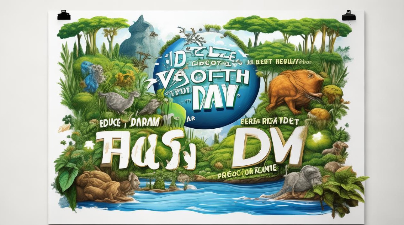 世界地球日手抄报