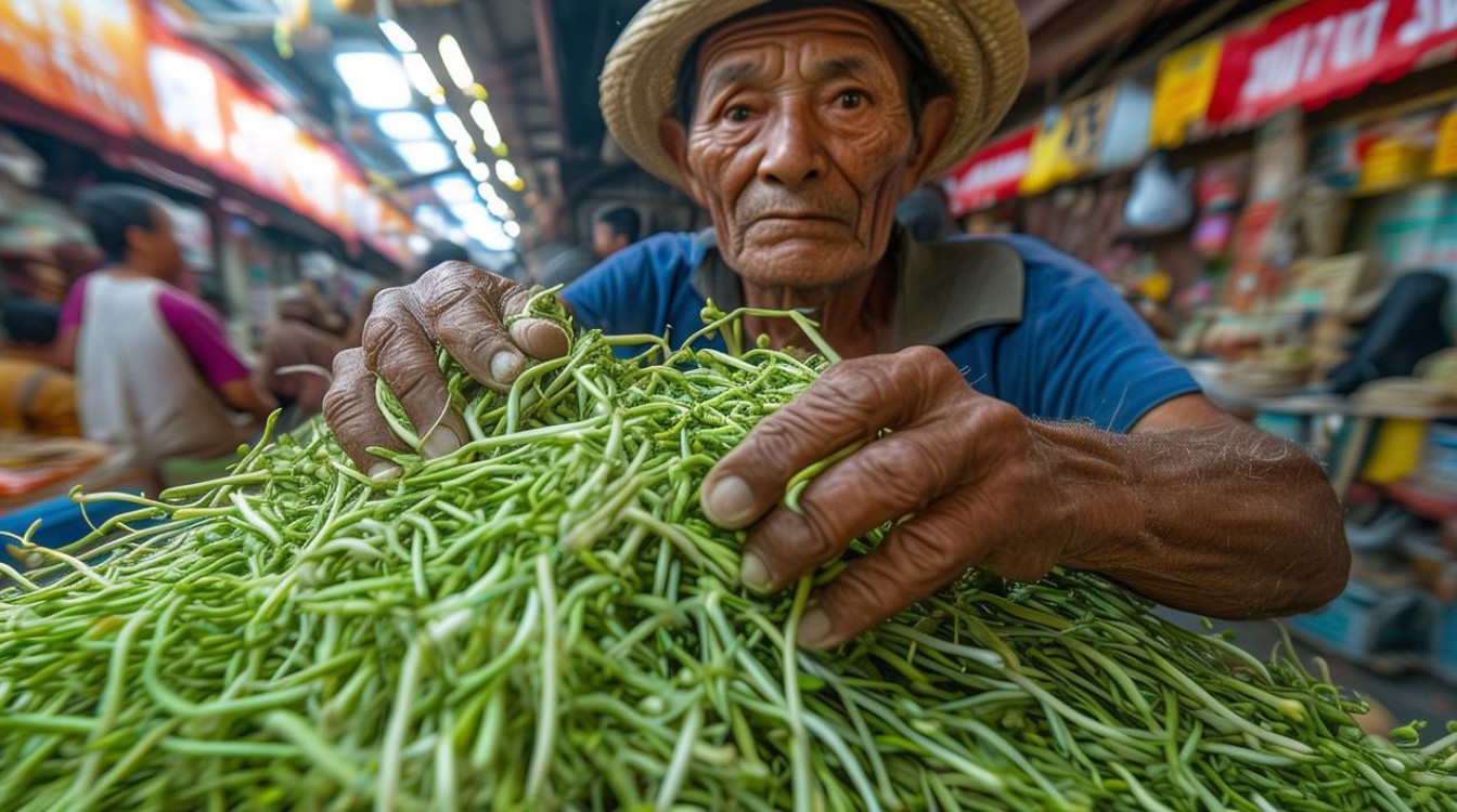 卖豆芽不带秤 乱抓 卖豆芽不带秤 乱抓