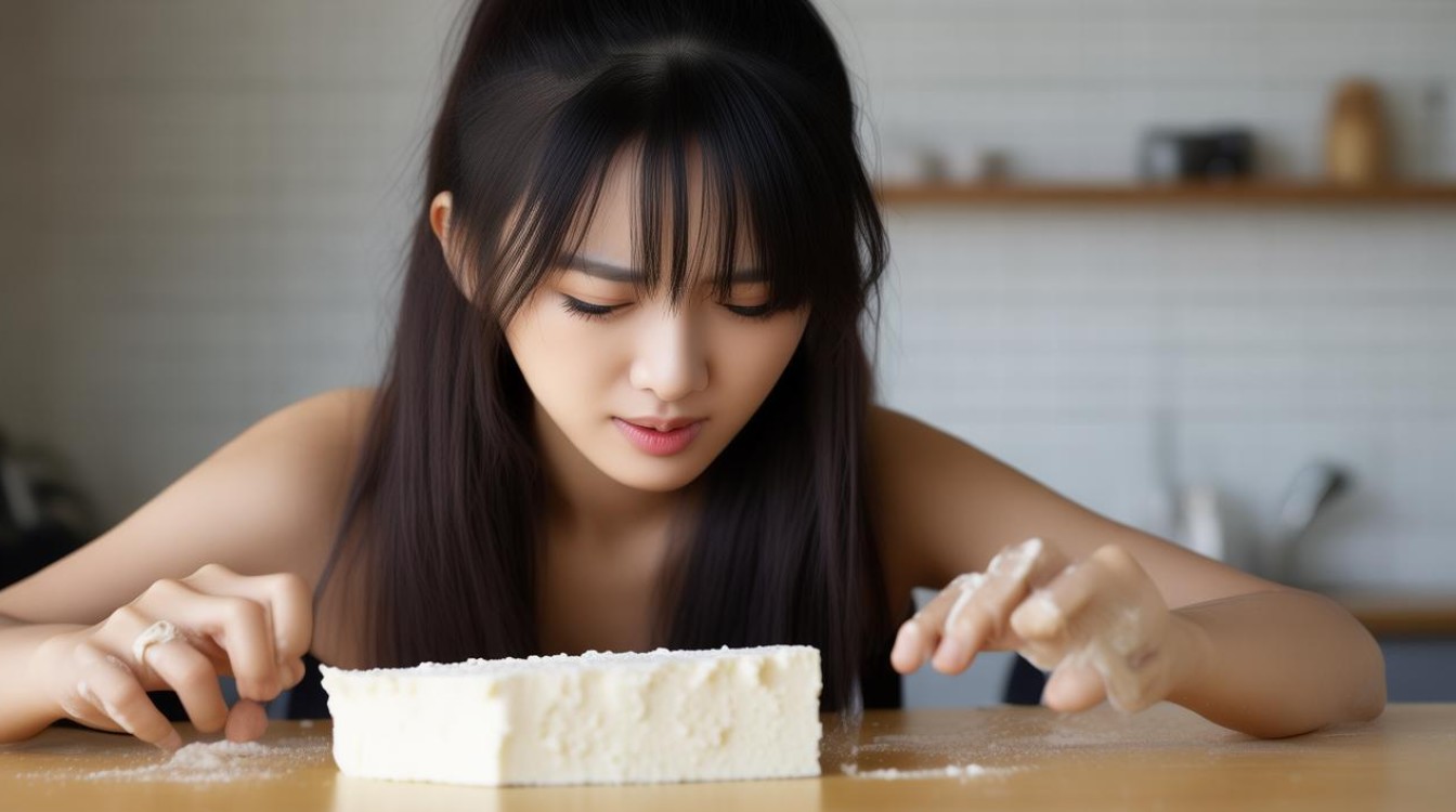 马尾穿豆腐 提不起来