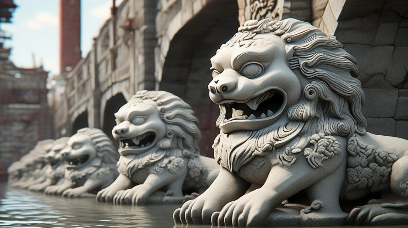 卢沟桥上的石狮子 数不清