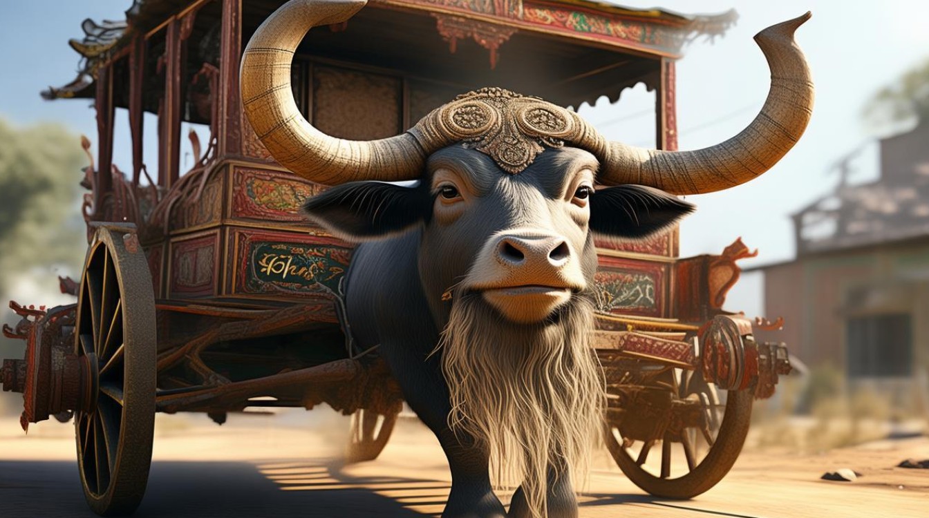 老水牛拉马车 不会套