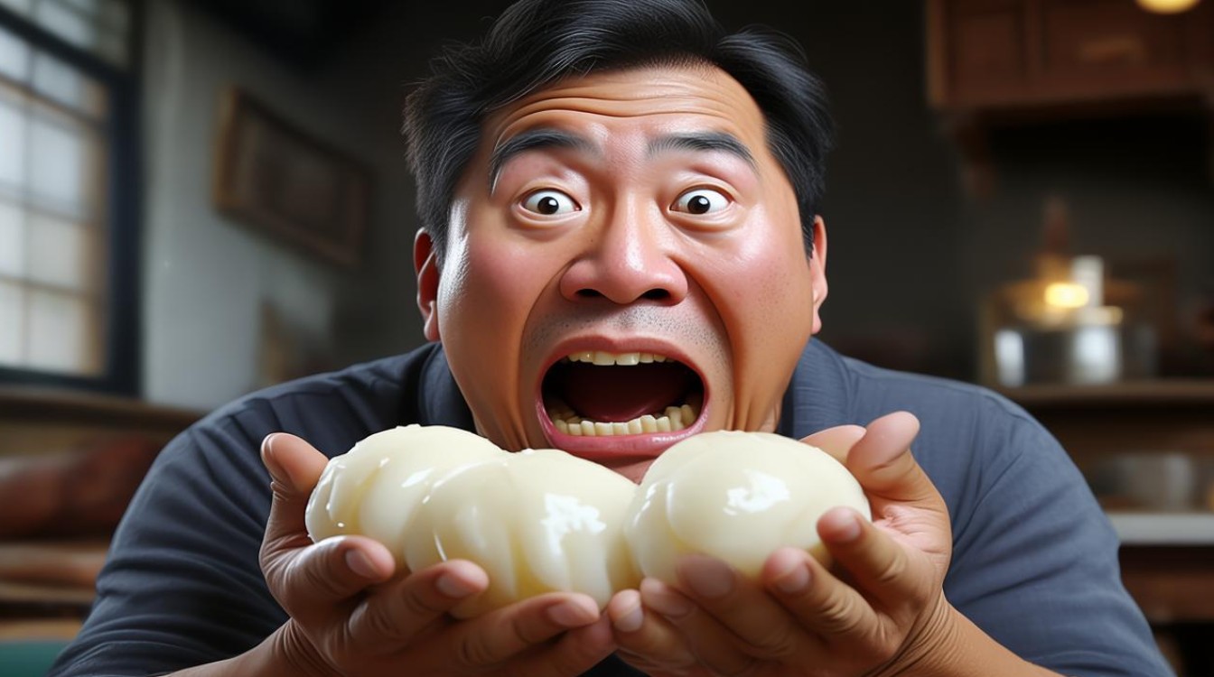 急性子吃汤圆 一口吞