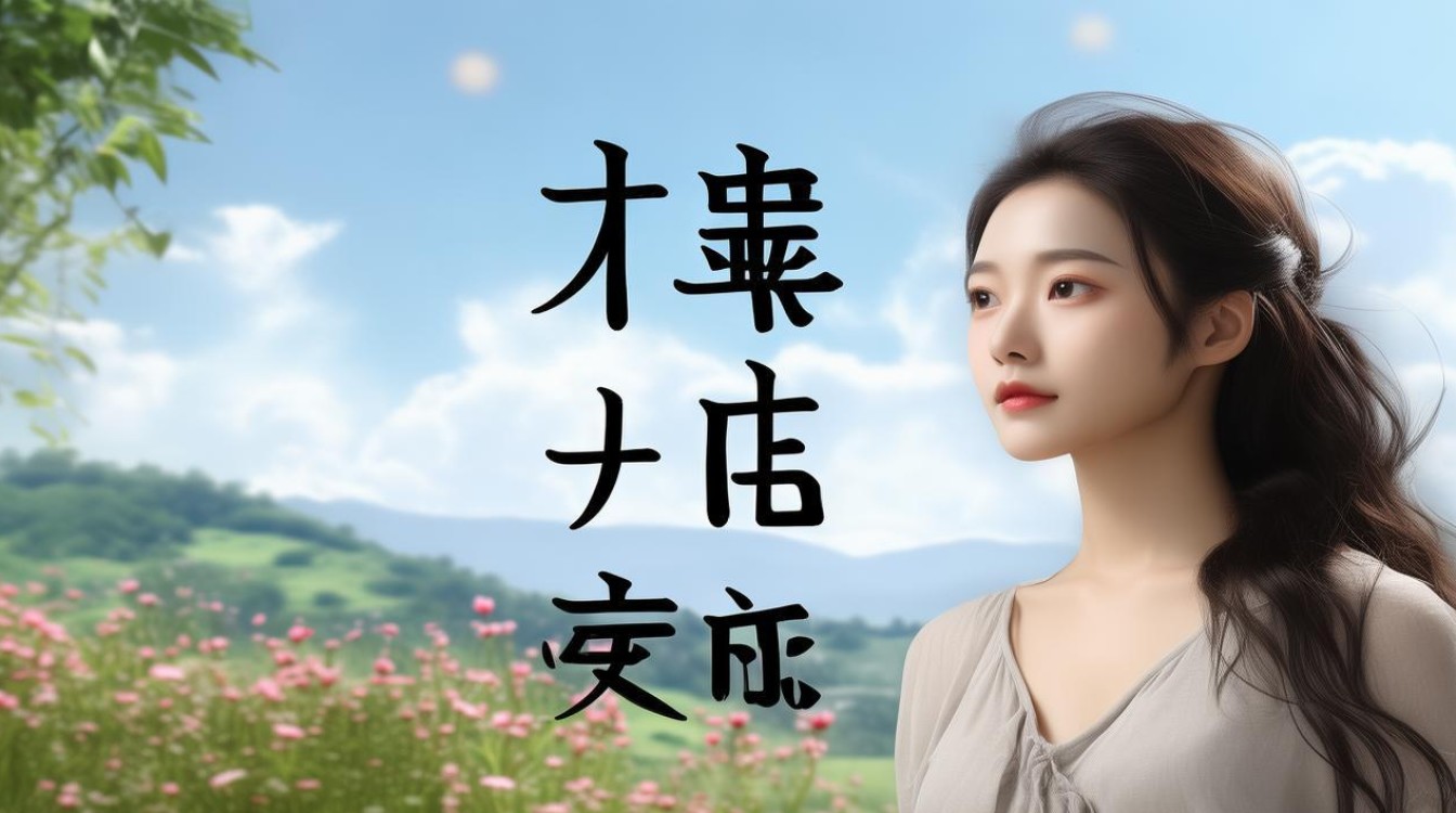 夸女生的四字成语