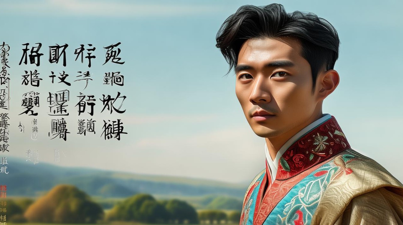 夸男生的四字成语