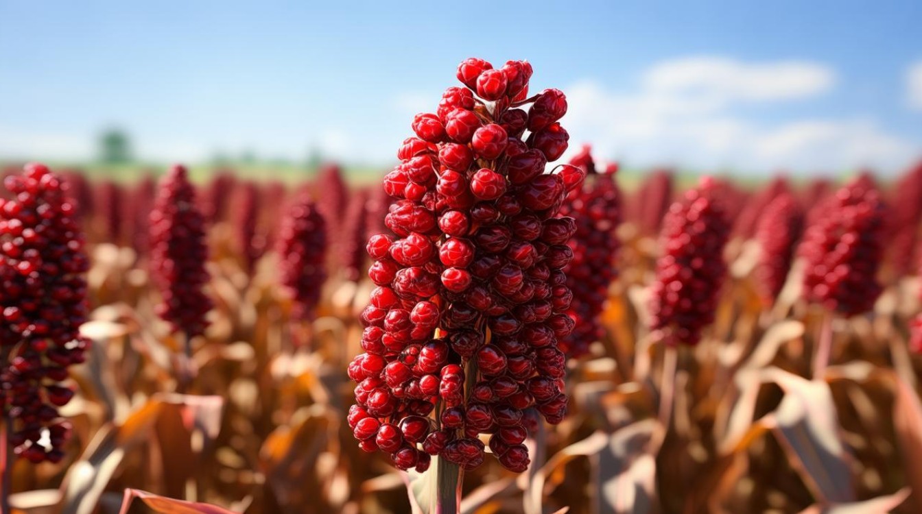 入秋的高梁 老来红