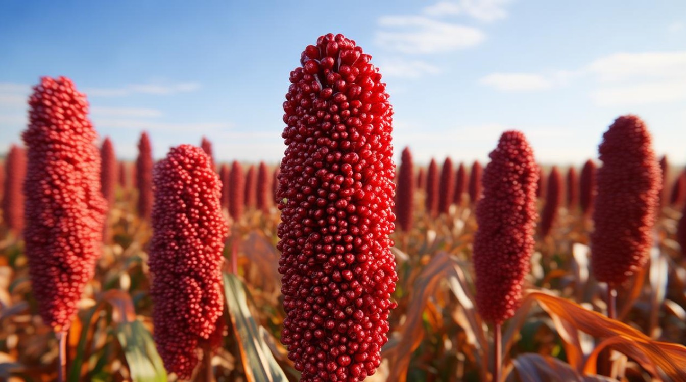 入秋的高梁 老来红