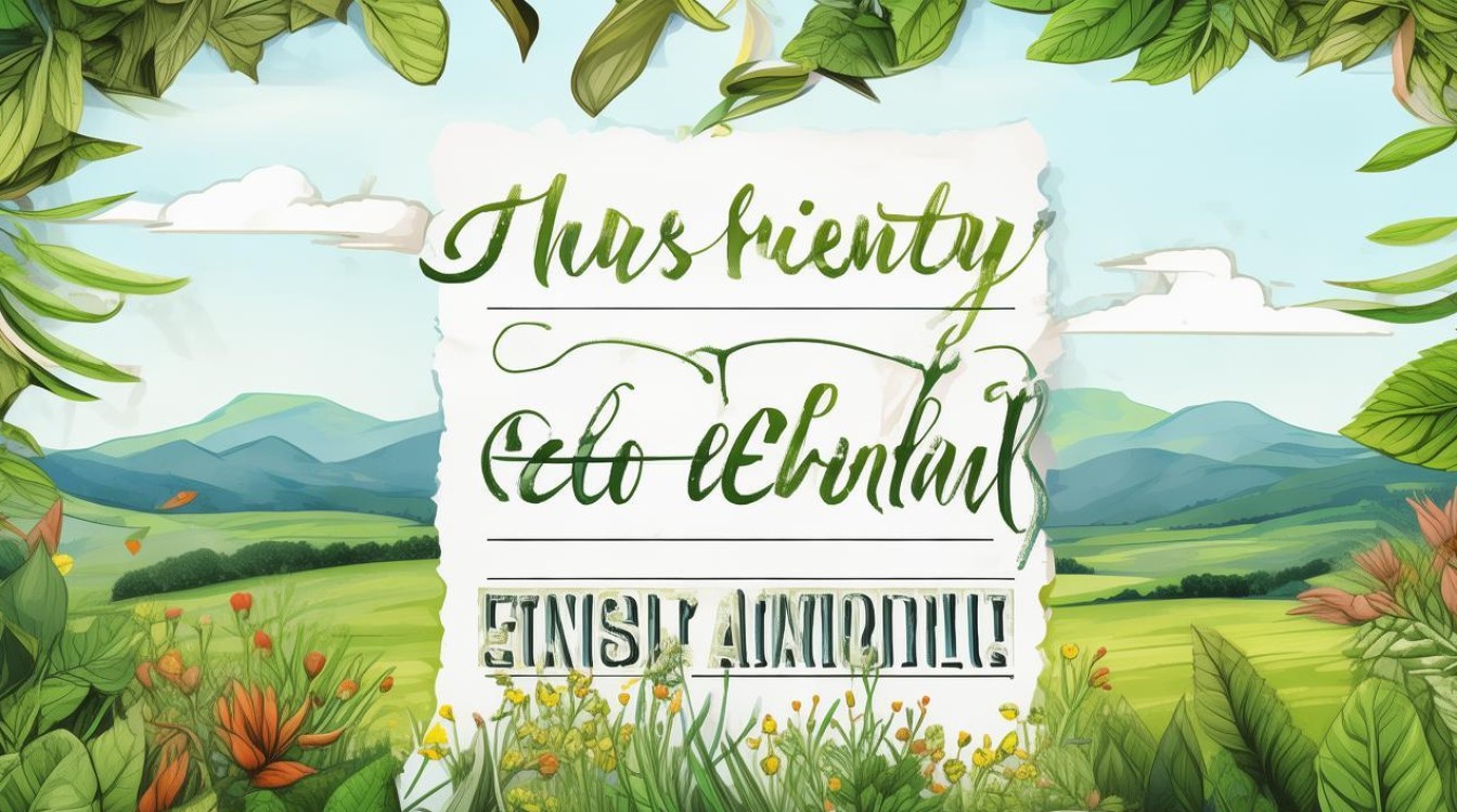 绿色环保手抄报