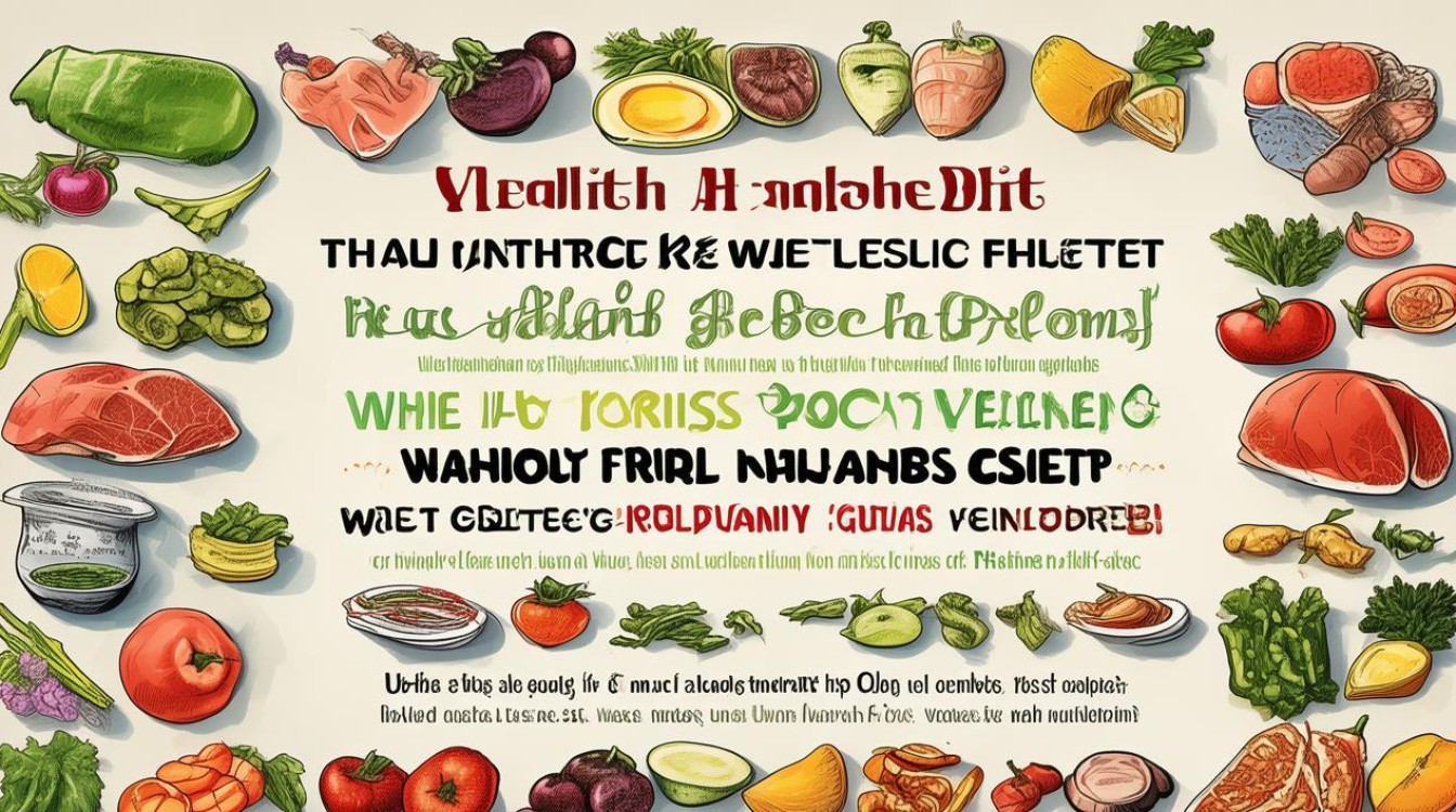 健康饮食手抄报