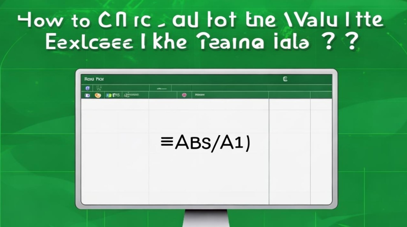excel怎么取绝对值