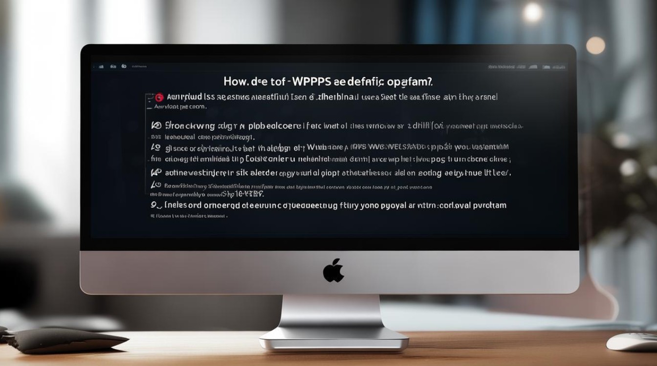 如何设置wps为默认打开方式