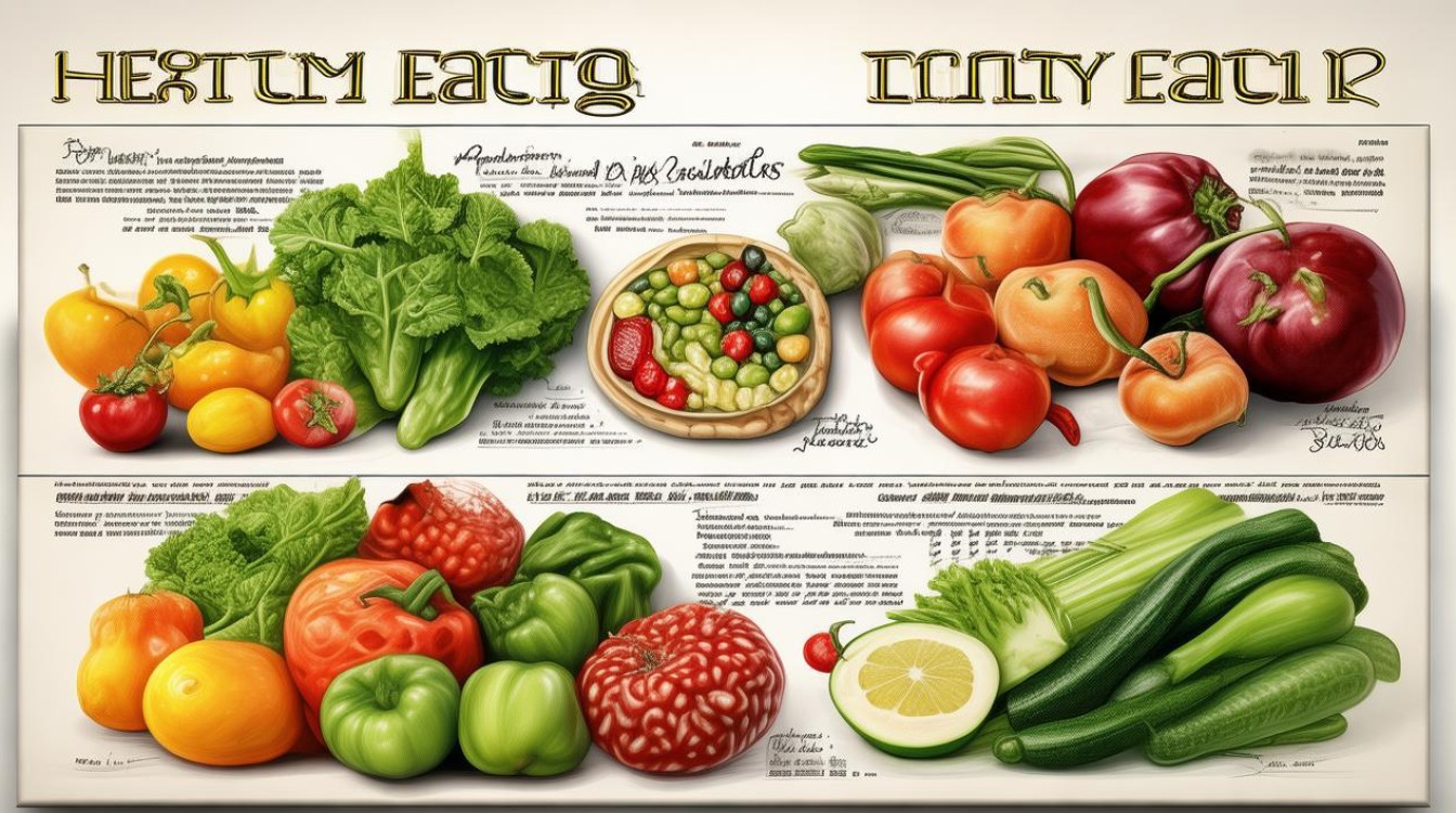 健康饮食手抄报图片