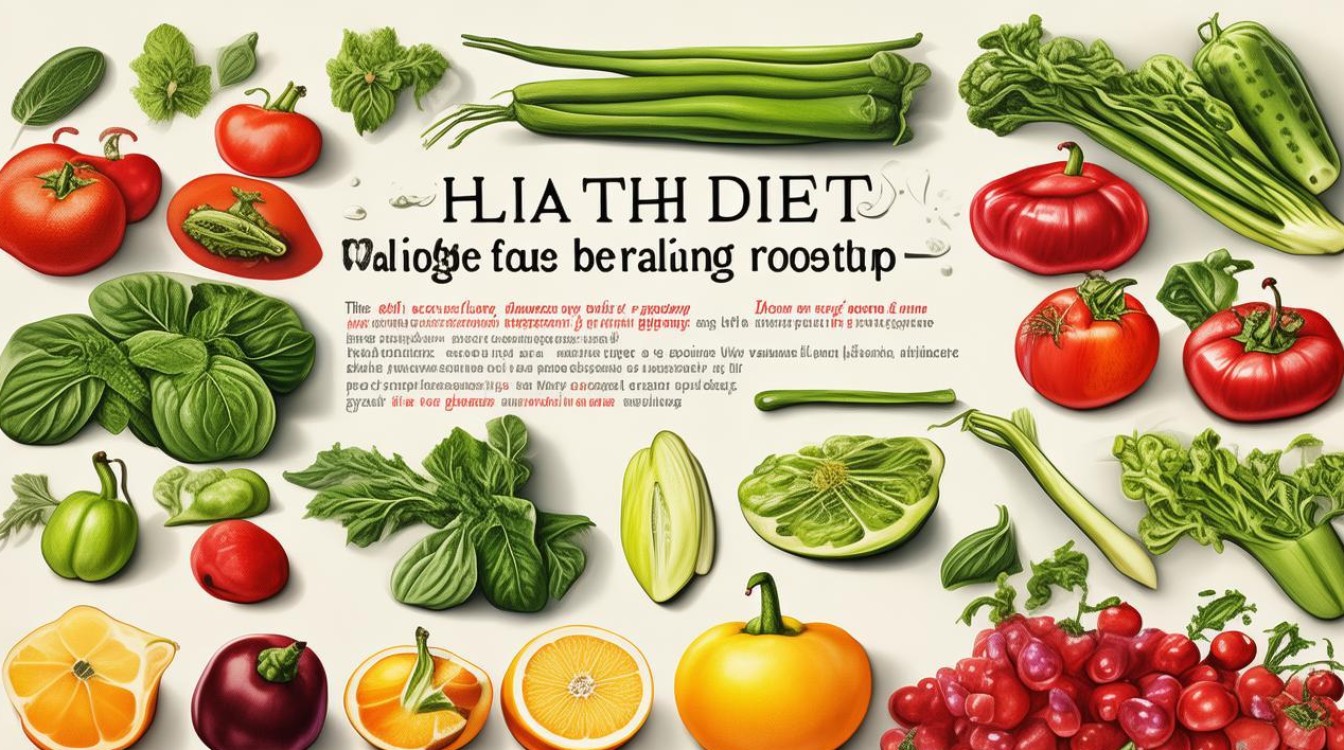 健康饮食手抄报图片