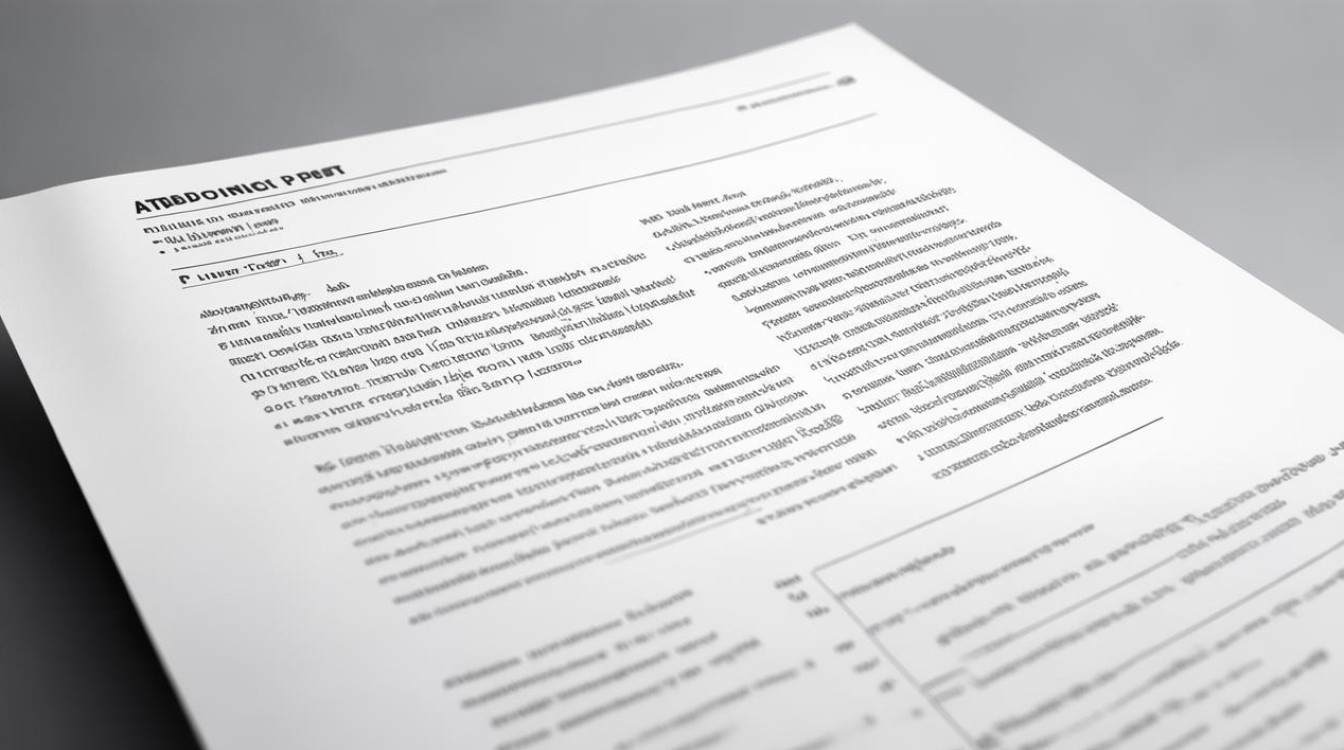 学术论文格式模板范文