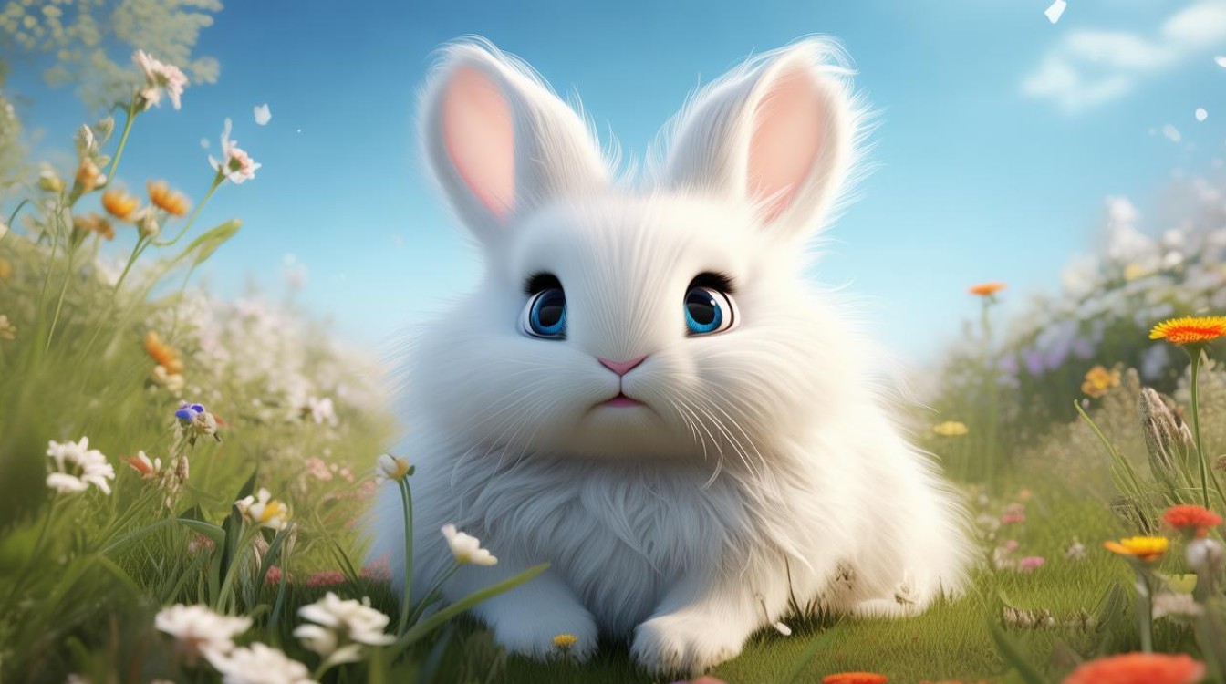 描写小白兔的作文