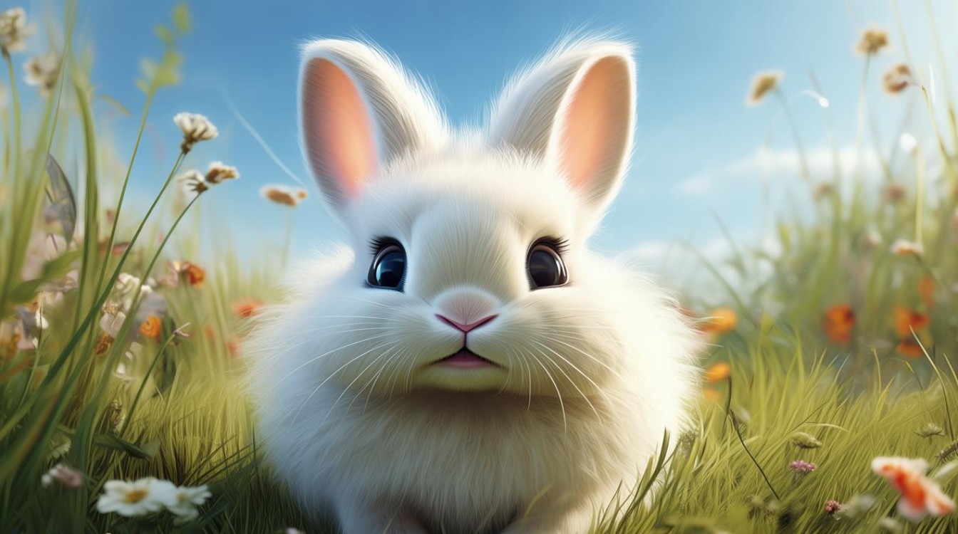 描写小白兔的作文