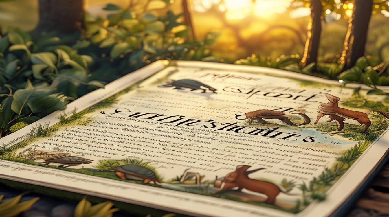 伊索寓言手抄报 伊索寓言手抄报