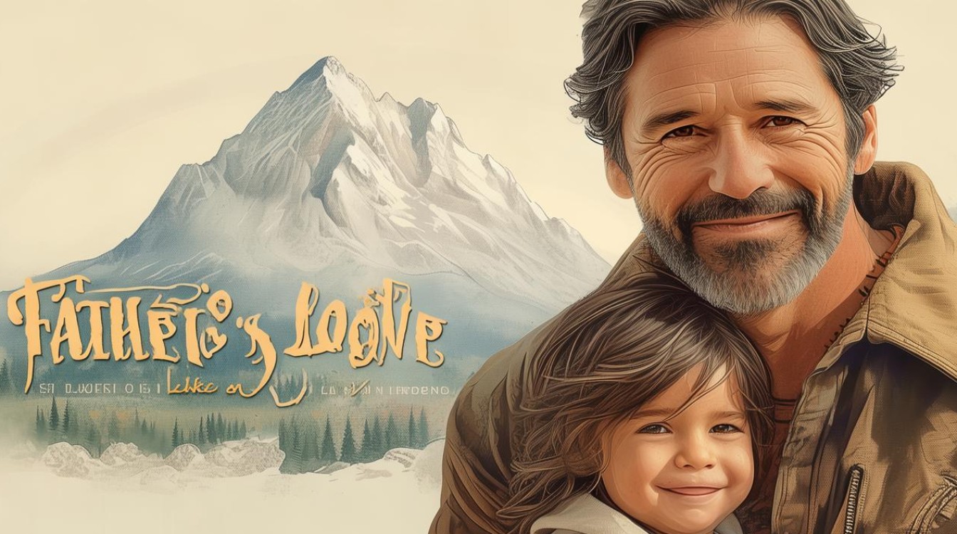 父爱如山手抄报