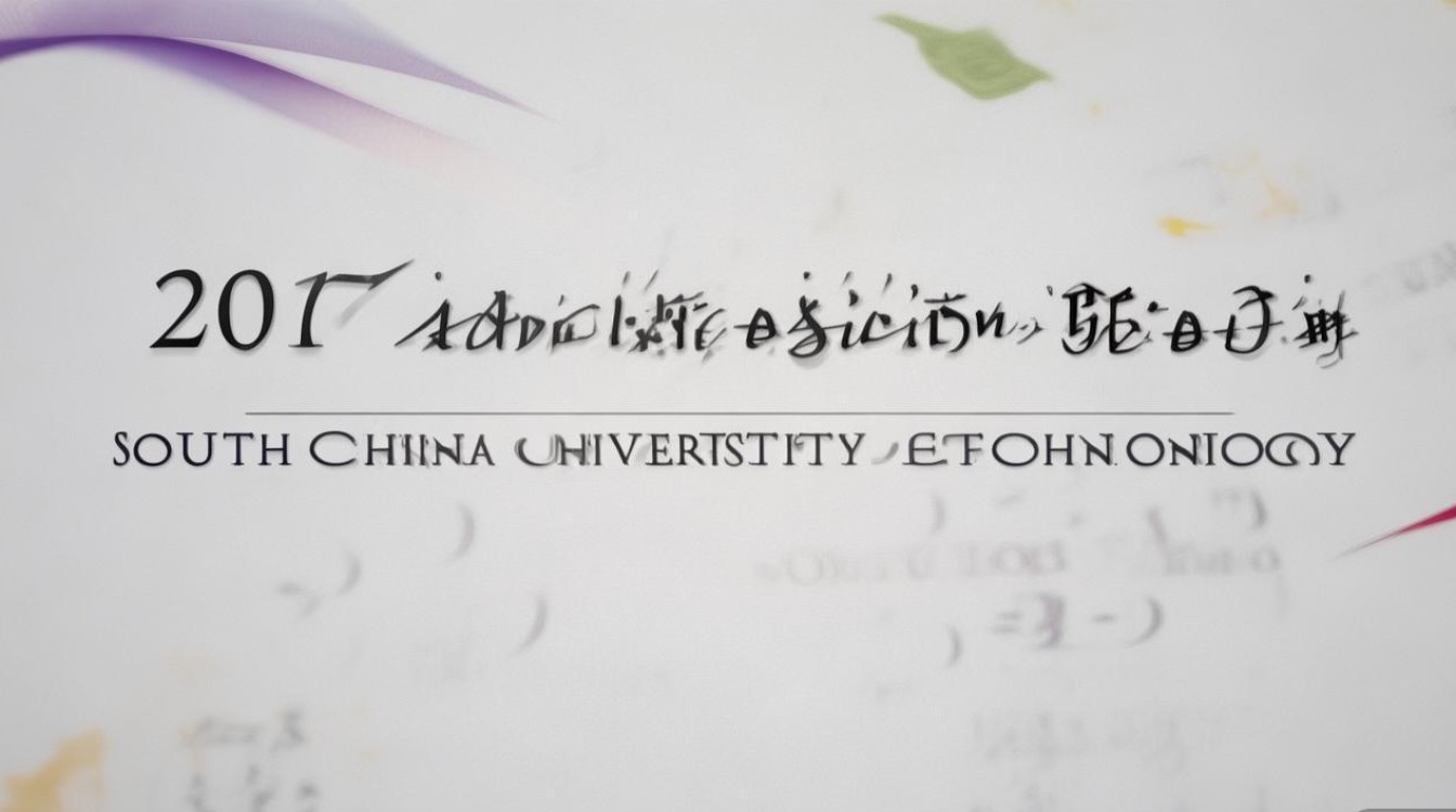 2017年华南理工录取分数线