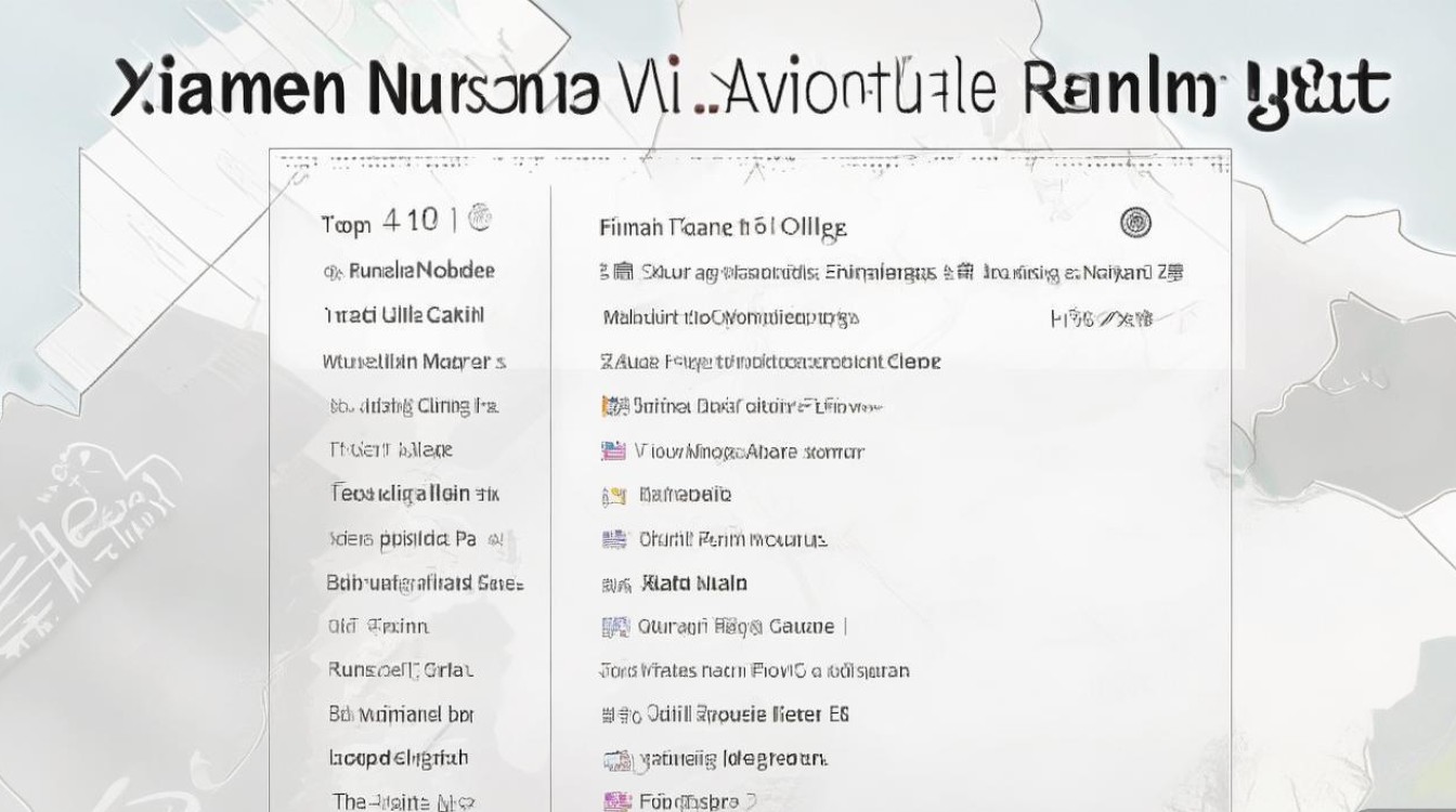 厦门护理专科学校排名榜单，福建大专院校Top10详解，厦门护理专科学校排名怎么样？护理学校排名