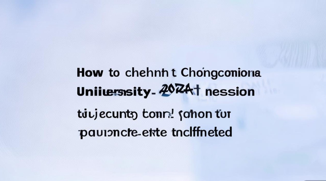 重庆交通大学录取结果怎么查？2024录取分数线公布时间确定！